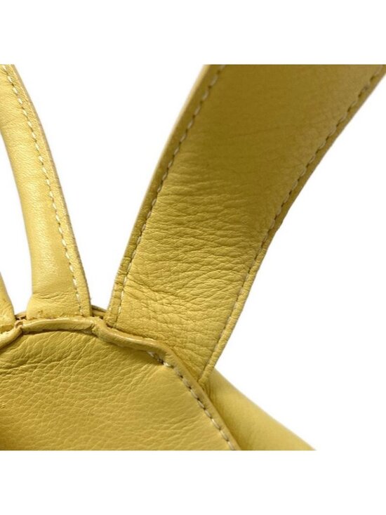 Loewe Sac Anton Backpack Yellow Leather main image 10